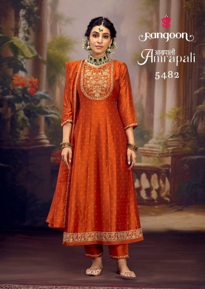 Amrapali By Rangoon Fancy Kurti With Bottom Dupatta Wholesale Price In Surat
